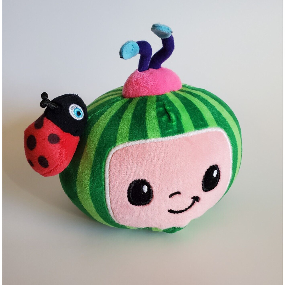 Cocomelon Plush Melon Green Stuffed Toy Ladybug 6 Inch Moonbug 2021